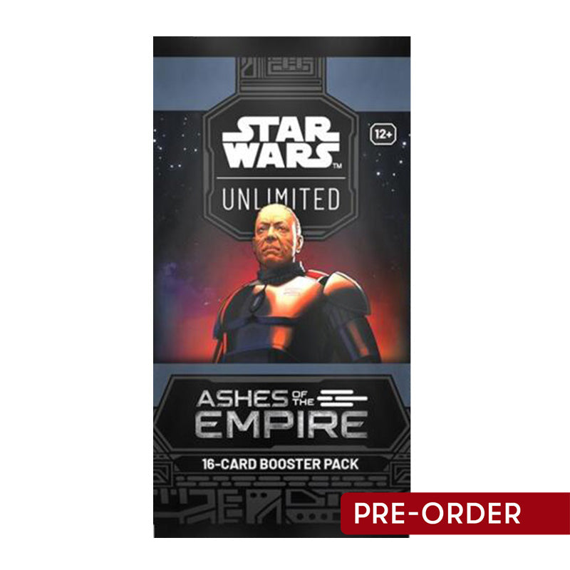 Star Wars Unlimited Ashes of the Empire Single Booster Pack - Trading Card Games