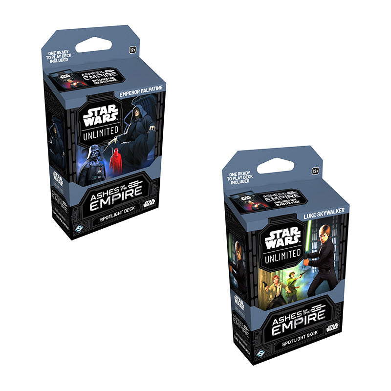 Star Wars Unlimited Ashes of the Empire Spotlight Deck (Pair) - Trading Card Games - 2