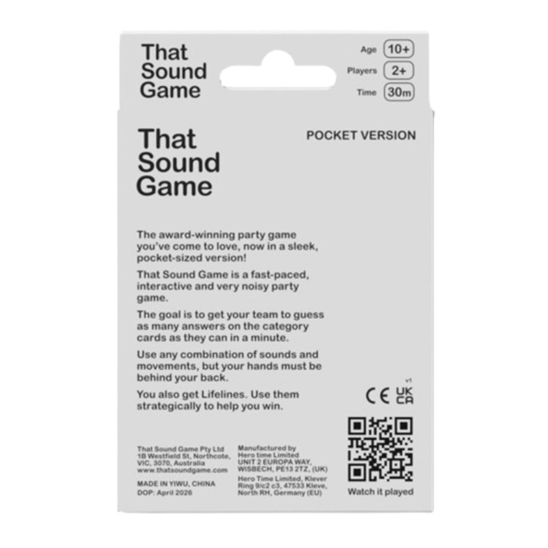 That Sound Game Pocket Version - Board Games - 5