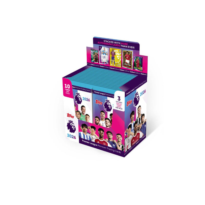 Topps Premier League 2026 Trading Cards Booster Box - Sports Cards