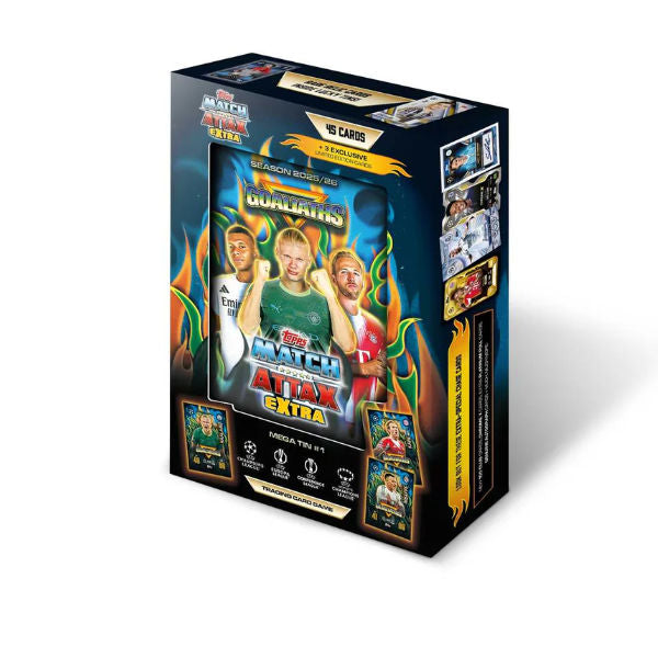Topps UCC Match Attax EXTRA Champions League 2025/2026 Mega Tin (Set of 3) - Sports Cards - 3