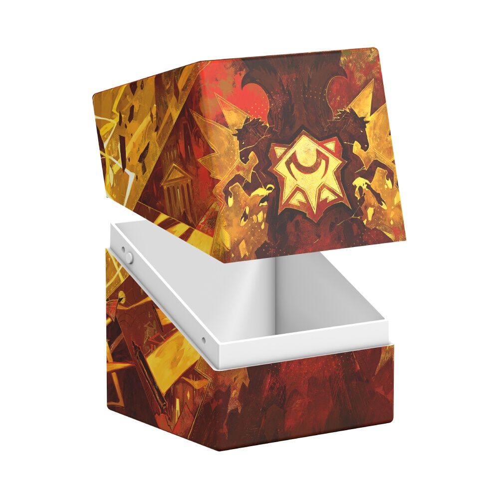 Ultimate Guard RTE Boulder 100+ Magic MTG Secrets of Strixhaven Lorehold Deck Box - Deck Boxes - 3