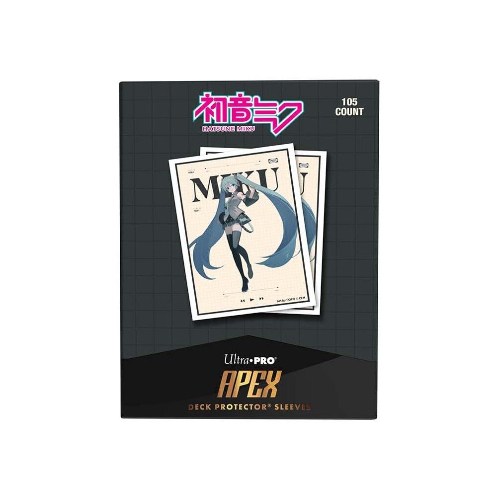 Ultra Pro Hatsune Miku Retro Soundscapes 105ct Apex Deck Protector - Sleeves - 3