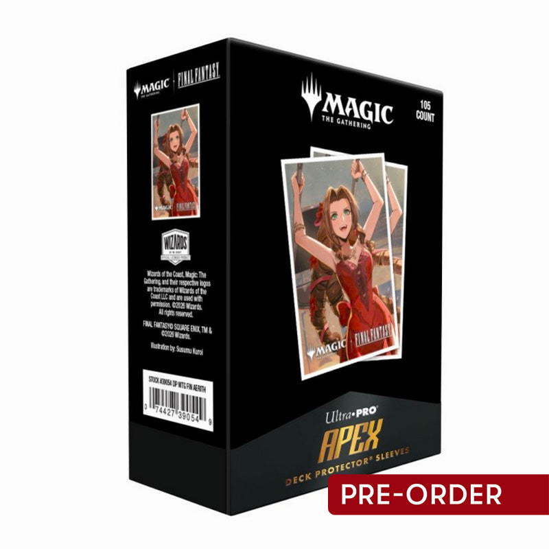Ultra Pro Magic MTG Final Fantasy Aerith Gainsborough 105ct Apex Deck Protector Sleeves - Sleeves