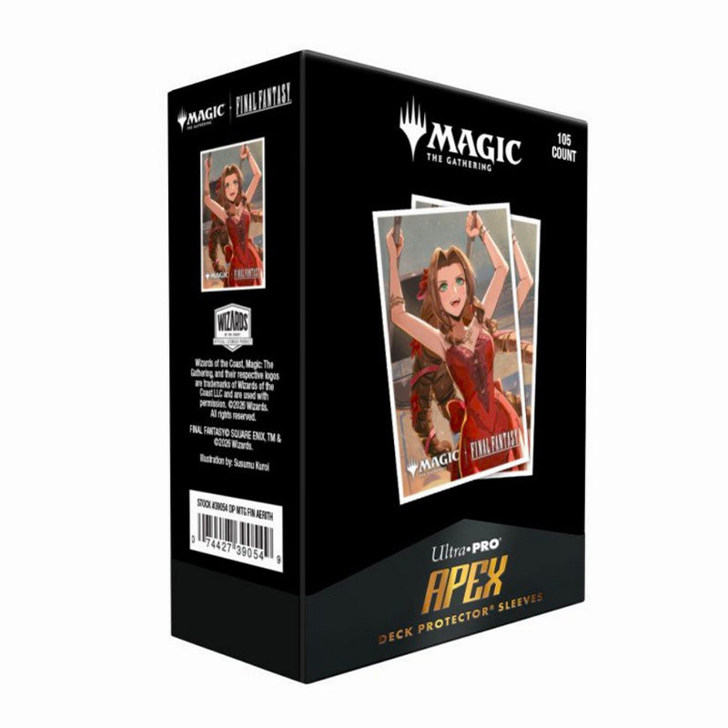 Ultra Pro Magic MTG Final Fantasy Aerith Gainsborough 105ct Apex Deck Protector Sleeves - Sleeves - 2