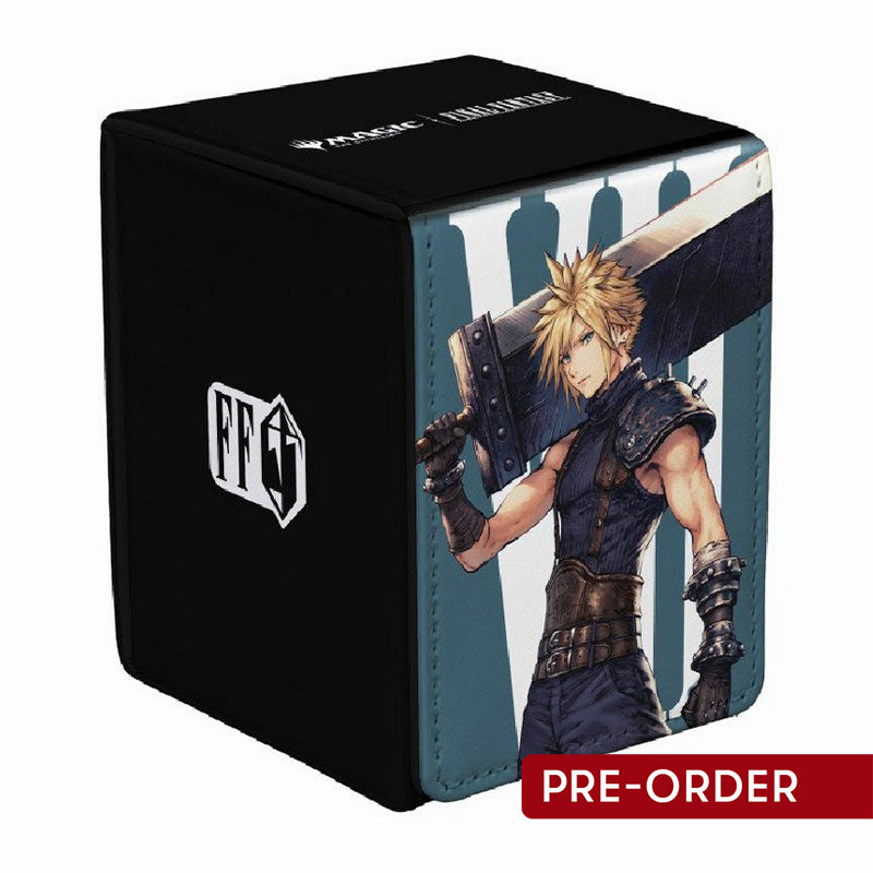 Ultra Pro Magic MTG Final Fantasy Cloud Ex-Soldier Alcove Flip Deck Box - Deck Boxes