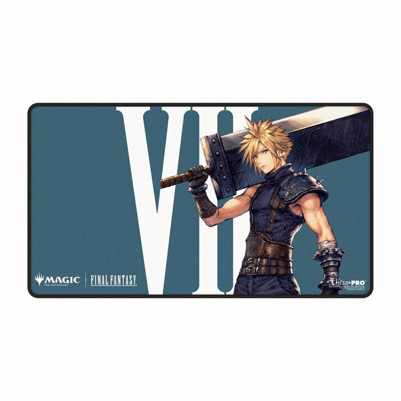 Ultra Pro Magic MTG Final Fantasy Cloud Ex-Soldier Black-Stitched Playmat - Playmats - 2