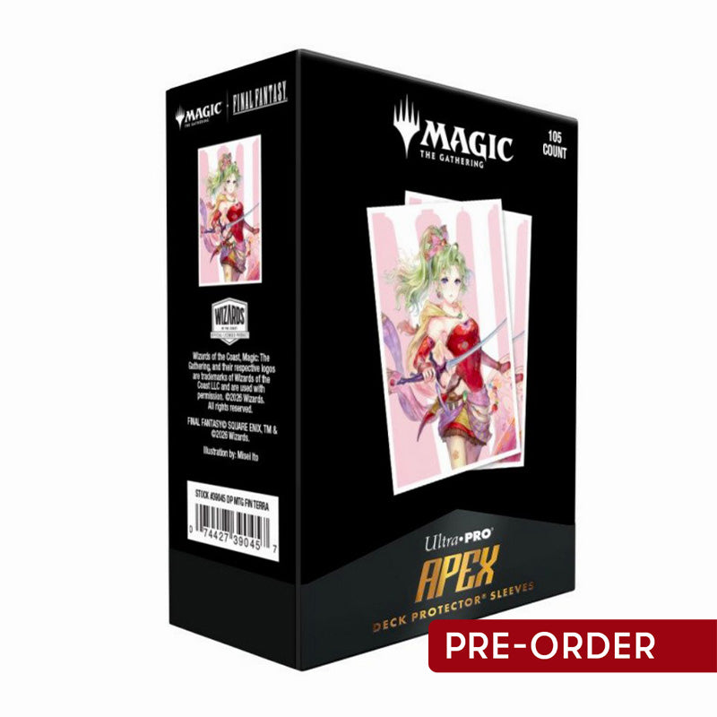 Ultra Pro Magic MTG Final Fantasy Terra Herald Of Hope 105ct Apex Deck Protector Sleeves - Sleeves