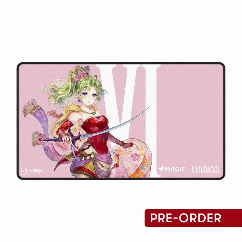 Ultra Pro Magic MTG Final Fantasy Terra Herald Of Hope Black-Stitched Playmat - Playmats