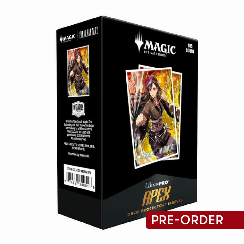 Ultra Pro Magic MTG Final Fantasy Tifa Lockhart 105ct Apex Deck Protector Sleeves - Sleeves