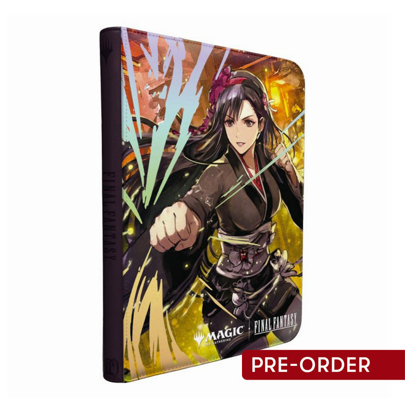 Ultra Pro Magic MTG Final Fantasy Tifa Lockhart 9-Pocket Zippered Premium Pro-Binder - Binders