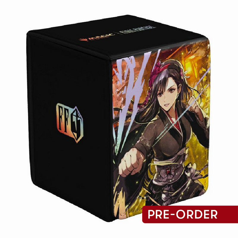 Ultra Pro Magic MTG Final Fantasy Tifa Lockhart Alcove Flip Deck Box - Deck Boxes