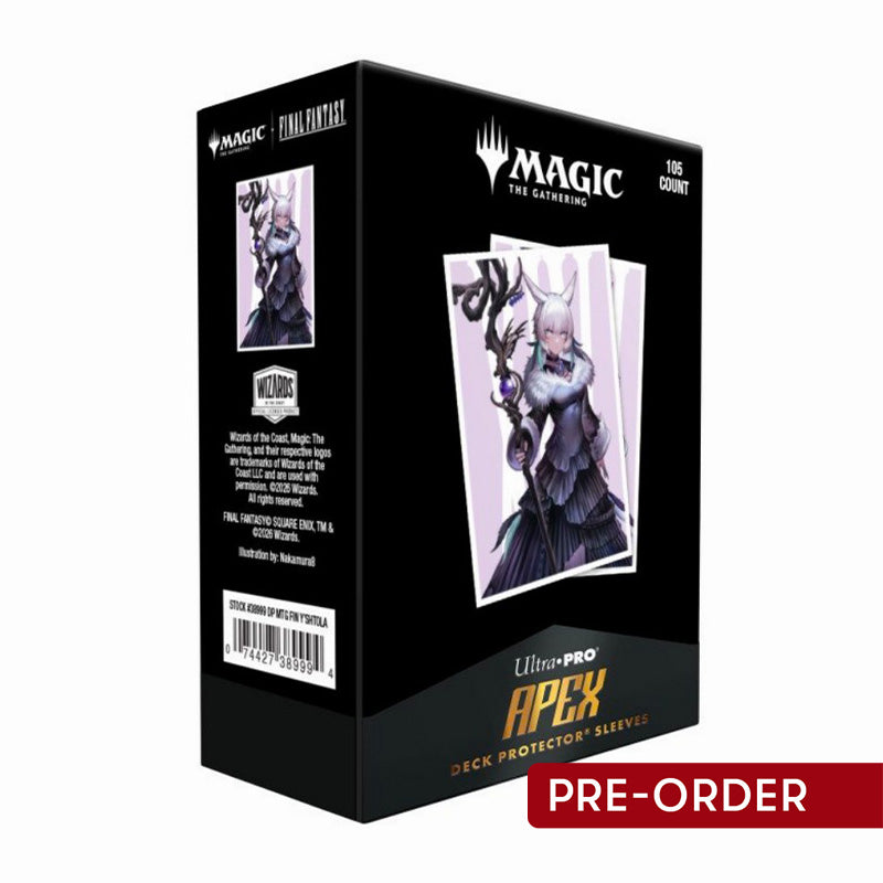 Ultra Pro Magic MTG Final Fantasy Y'shtola Night's Blessed 105ct Apex Deck Protector Sleeves - Sleeves