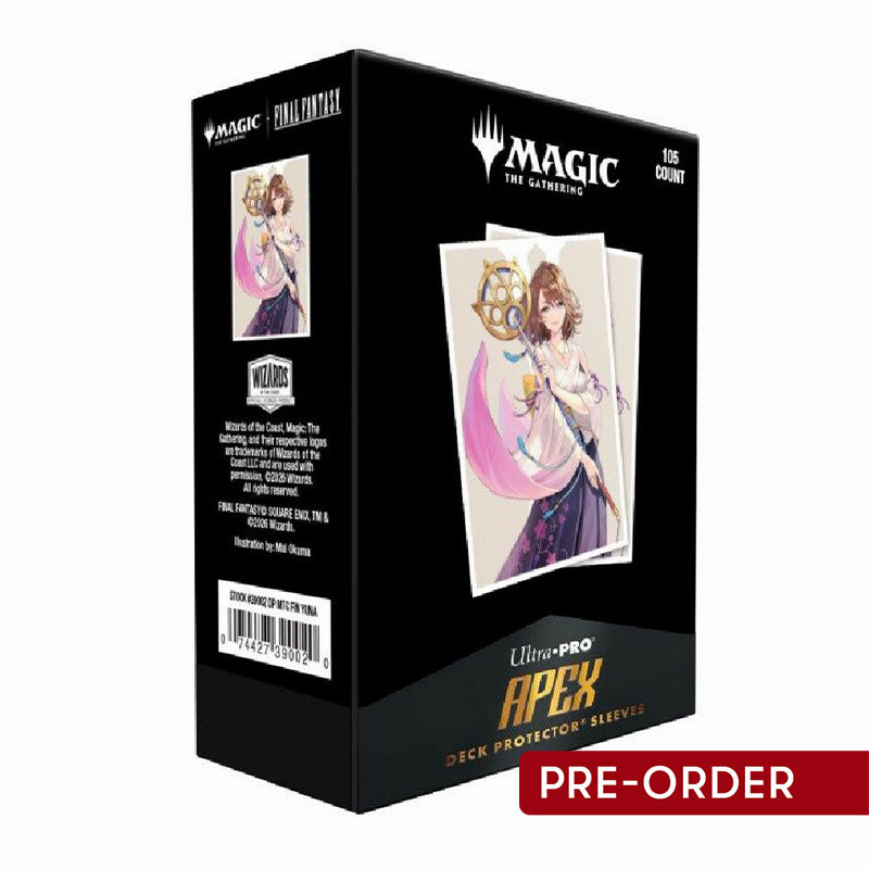 Ultra Pro Magic MTG Final Fantasy Yuna Grand Summoner 105ct Apex Deck Protector Sleeves - Sleeves