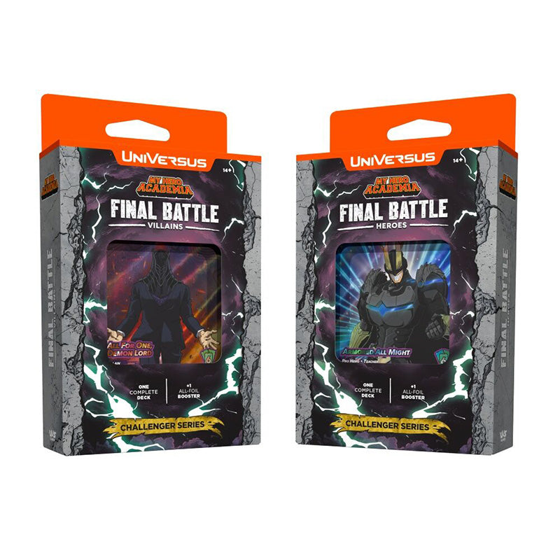 UniVersus Challenger Series Display My Hero Academia Final Battle (Pair) - Trading Card Games - 2