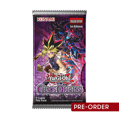 YuGiOh! Chaos Origins Single Booster Pack - Trading Card Games
